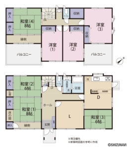 間取図　三島市栄町　ドマーニ