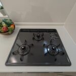 3口コンロの画像です。