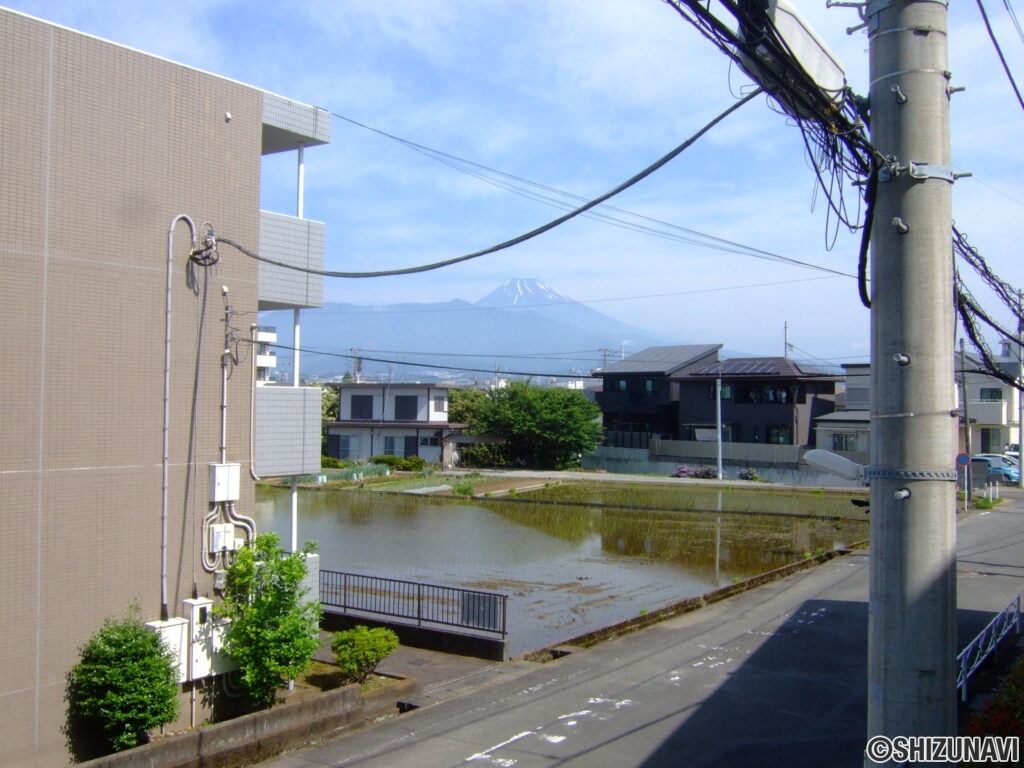 サンクレイドル清水柿田川バルコニーより