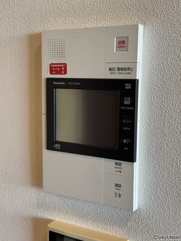 モニター付きインターホン