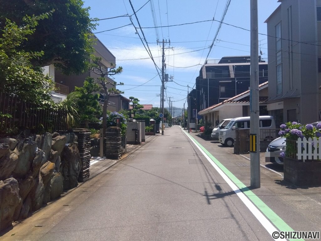 前面道路