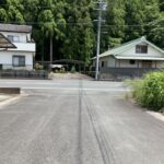 南東側道路の撮影です。