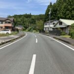 南側道路の別角度からの撮影です。