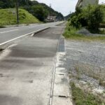 南側道路からの侵入部分です。