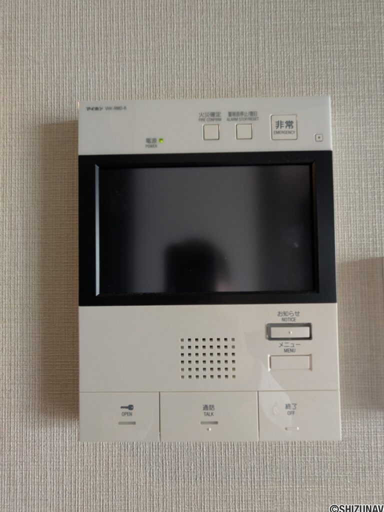 【モニター付きインターホン】セキュリティ安心です！