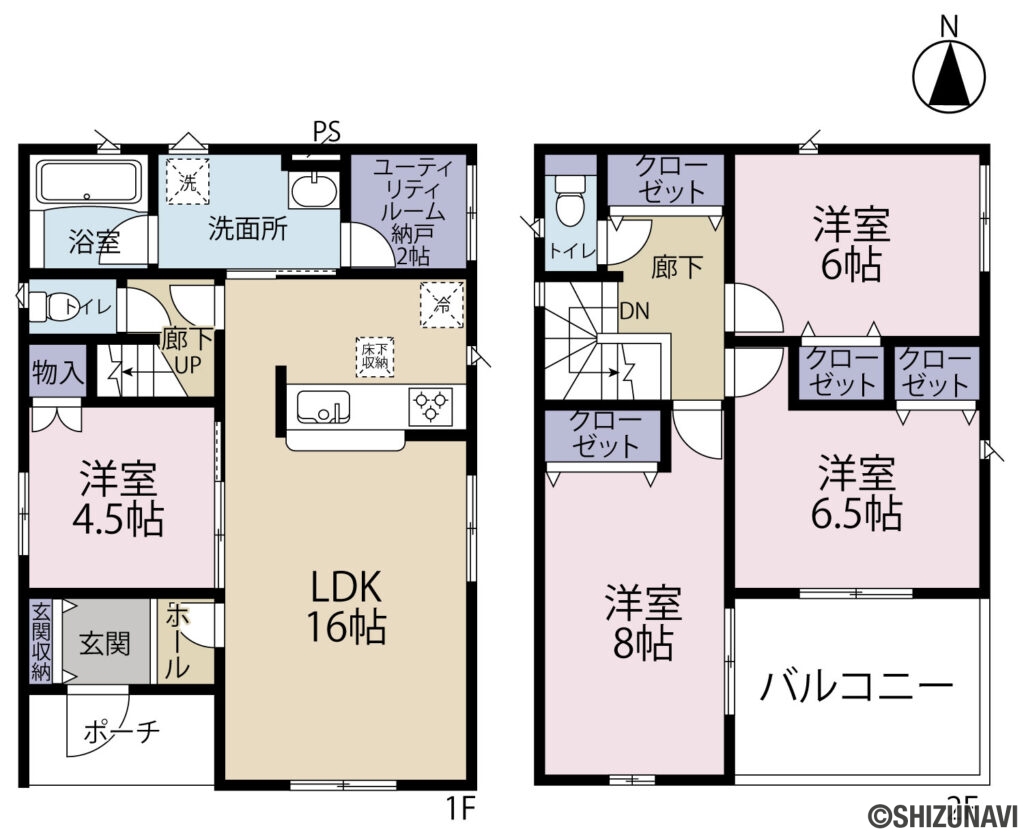 2号棟　間取り図
