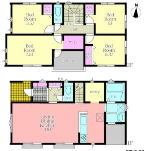 静岡市清水区御門台2期　4LDK　新築一戸建ての物件画像
