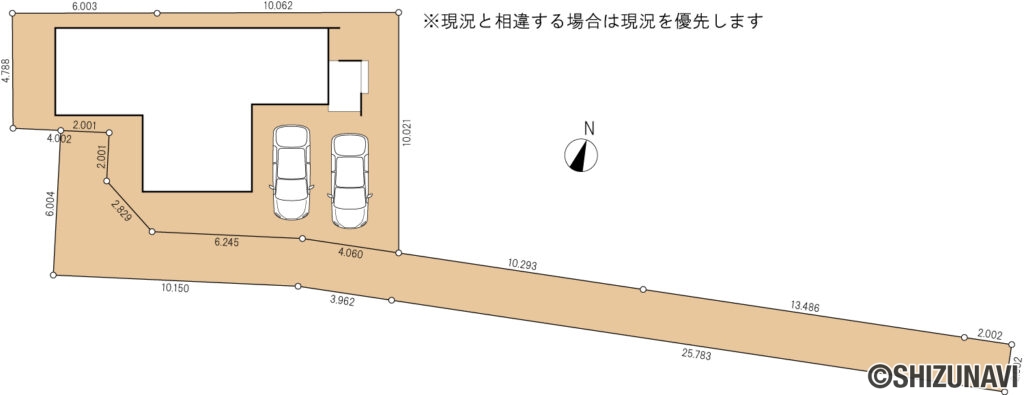 【区画図】清水区八坂西町