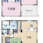 富士市森島　中古住宅　間取り図面