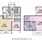 裾野市富沢　中古住宅　間取り図面
