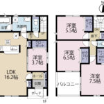 1号棟　間取り図