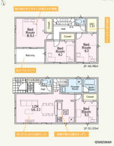 新築分譲住宅　富士宮市大岩第15　3号棟の画像