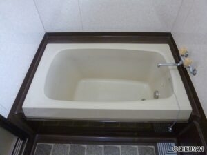 大型浴槽でゆっくり出来るくつろぎの空間