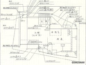 【1，2階部分飲食店利用】浜松市中央区鴨江4丁目　中古住宅　鉄骨造3階建ての画像
