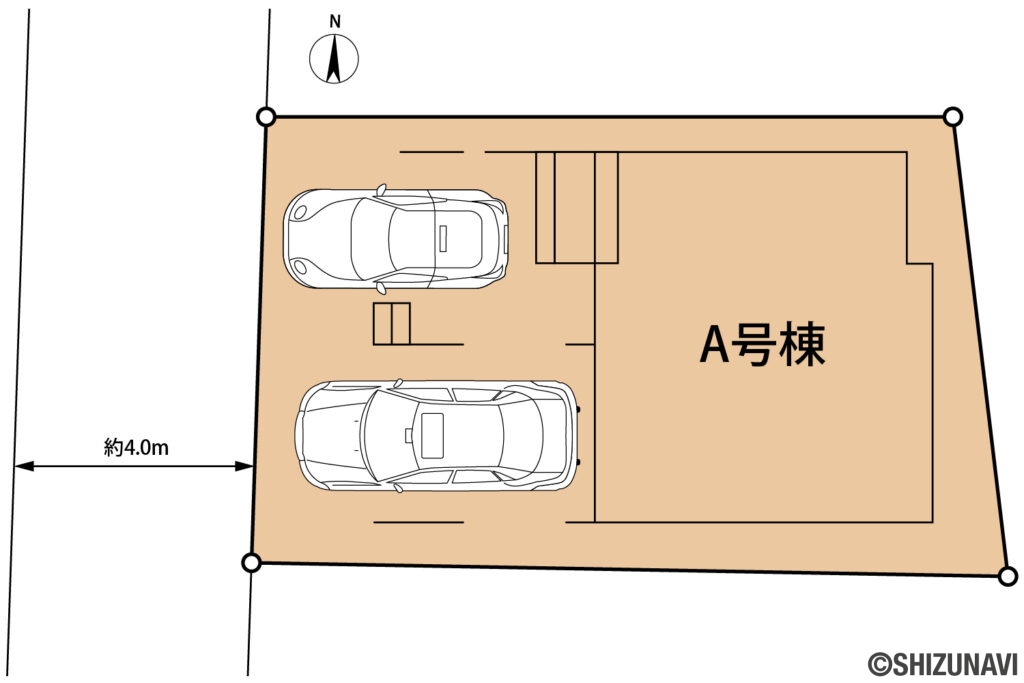 区画図　清水区向田町