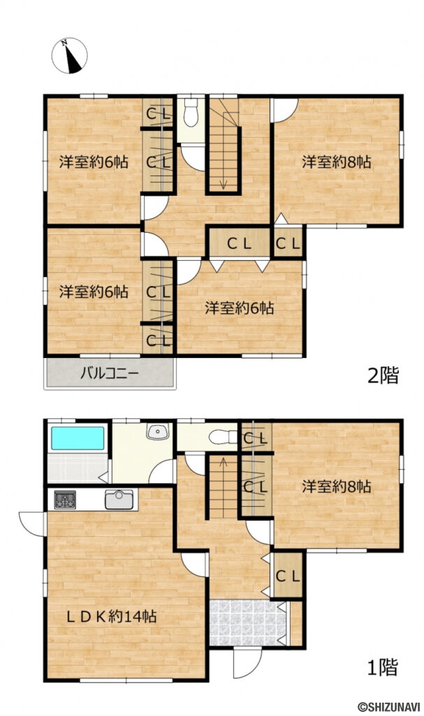 富士宮市小泉間取りの中古住宅5LDK