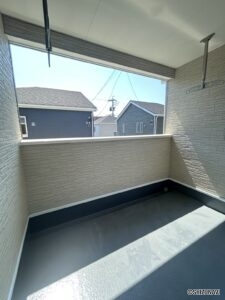 葵区　新築　バルコニー