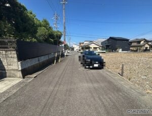 清水区船越町　前面道路