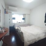 【寝室】7帖ベッド2台が余裕をもって設置できます！