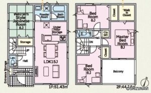 【2025.10完成予定】静岡市駿河区大谷第3　新築一戸建て　全2棟の物件画像