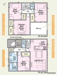 【2025.9完成予定】静岡市清水区駒越中第5　新築一戸建て　全3棟の物件画像