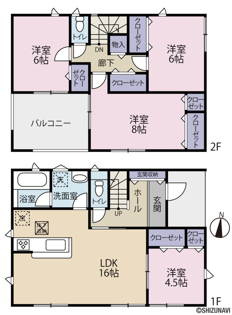 1号棟　間取り図