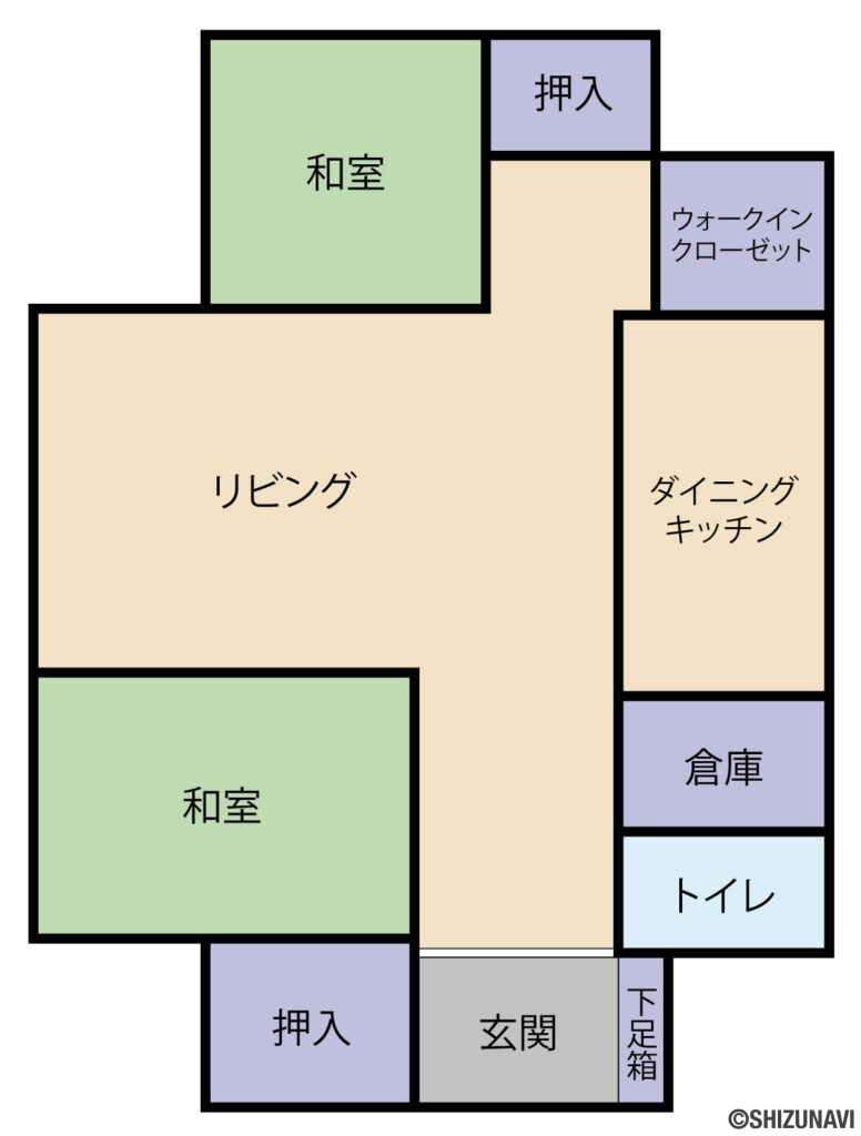 間取り図※現況と異なる場合がございます。現況優先