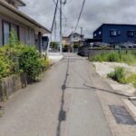 富士市今泉八丁目　中古住宅　前面道路