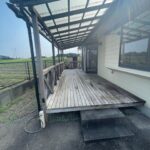 ウッドデッキもございます