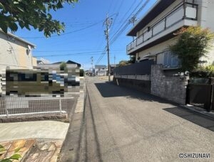 清水区船越町　前面道路
