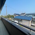 バルコニーからの眺望です