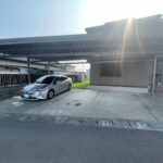 駐車場です。カーポート付きです