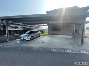 駐車場です。カーポート付きです