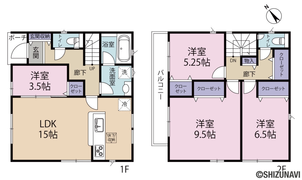 2号棟　間取り図