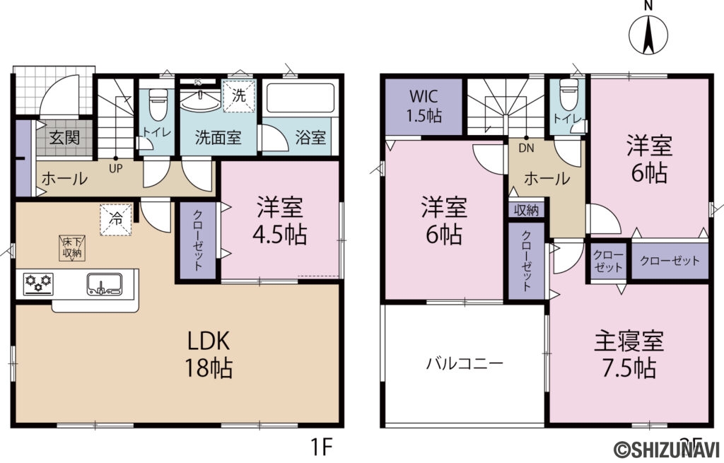 1号棟　間取り図