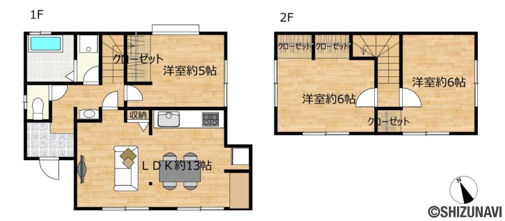 【リフォーム予定/間取り図】現在4DKですが、3LDKにリフォームを行う予定です。