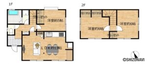 【リフォーム予定/間取り図】現在4DKですが、3LDKにリフォームを行う予定です。