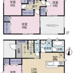 1号棟　間取り図