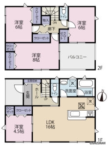 【2025年10月完成予定】磐田市豊岡　2棟　4LDKの物件画像