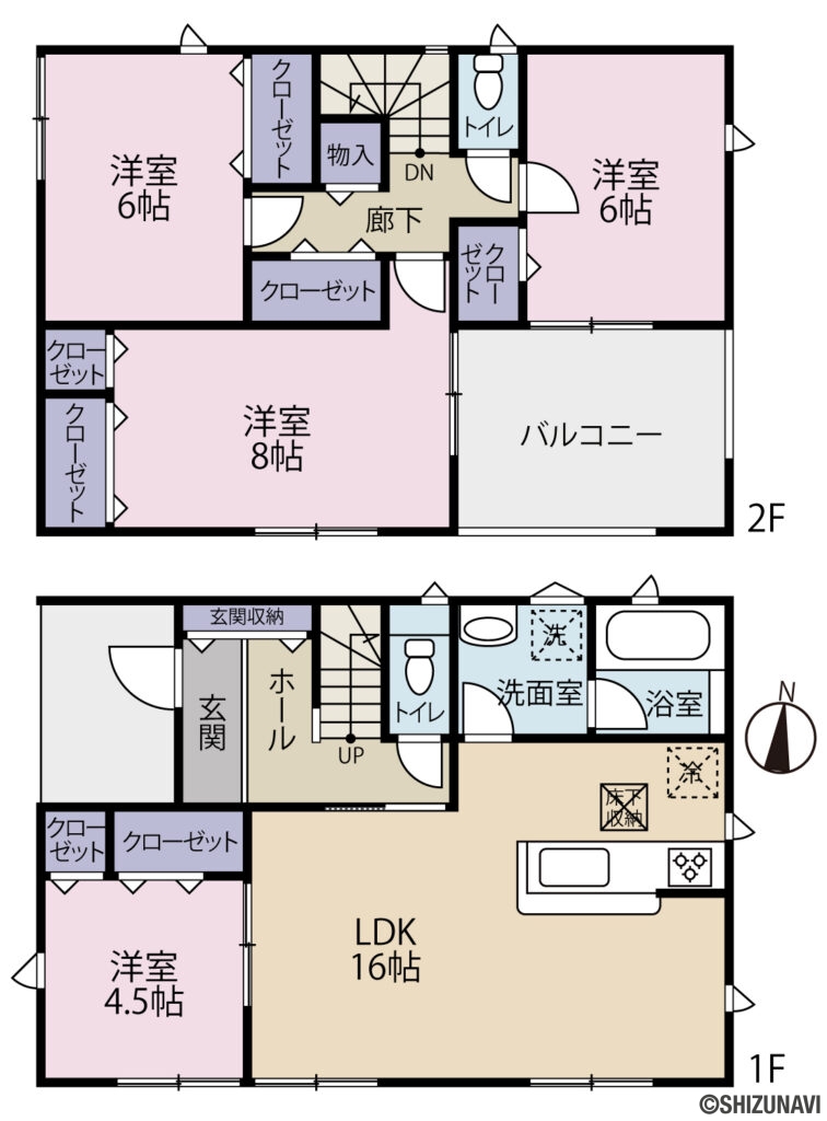 1号棟　間取り図