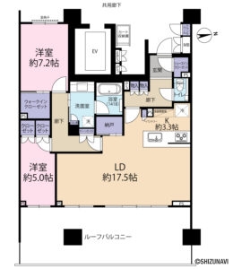 沼津市大岡　グランアネシス沼津大岡　間取り図面
