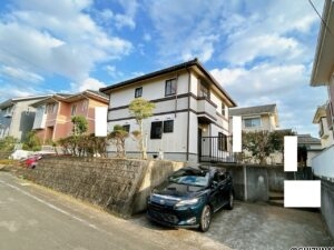 【リフォーム中／外観別角度】写真でも分かる通り、日当たりは良好です。