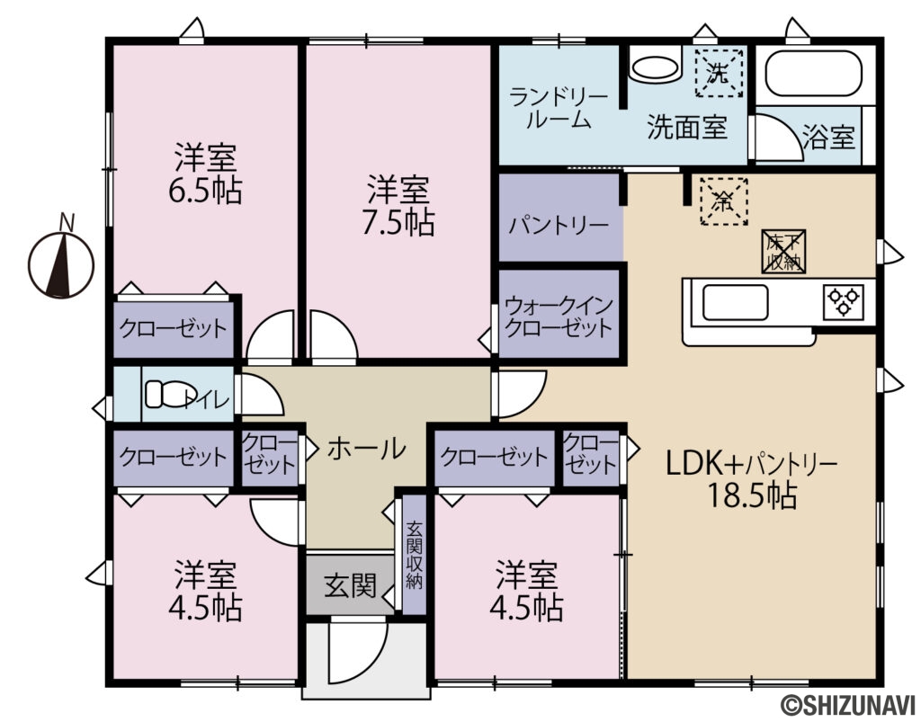 2号棟　間取り図
