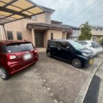 広々とした駐車スペースです。