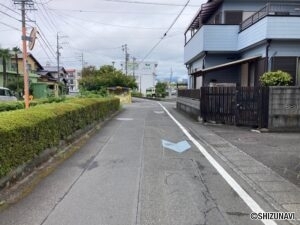 売土地　静岡市駿河区石田3　約30坪　建築条件なし　南部小、高松中学区の画像
