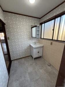 野中戸建て　脱衣場