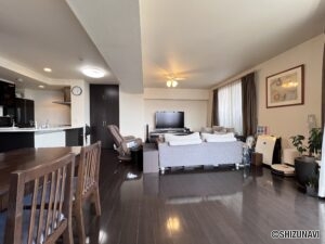 【ディーグランセ駿府Ⅱ】6階　2LDK角部屋　100㎡越えのお部屋の画像