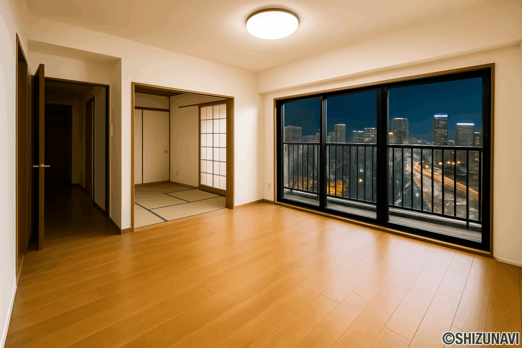 リビング※夜のリビングイメージ画像です。