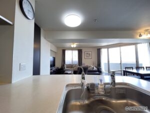 【ディーグランセ駿府Ⅱ】6階　2LDK角部屋　100㎡越えのお部屋の画像