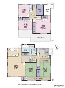 富士市今泉八丁目　中古住宅　間取り図面